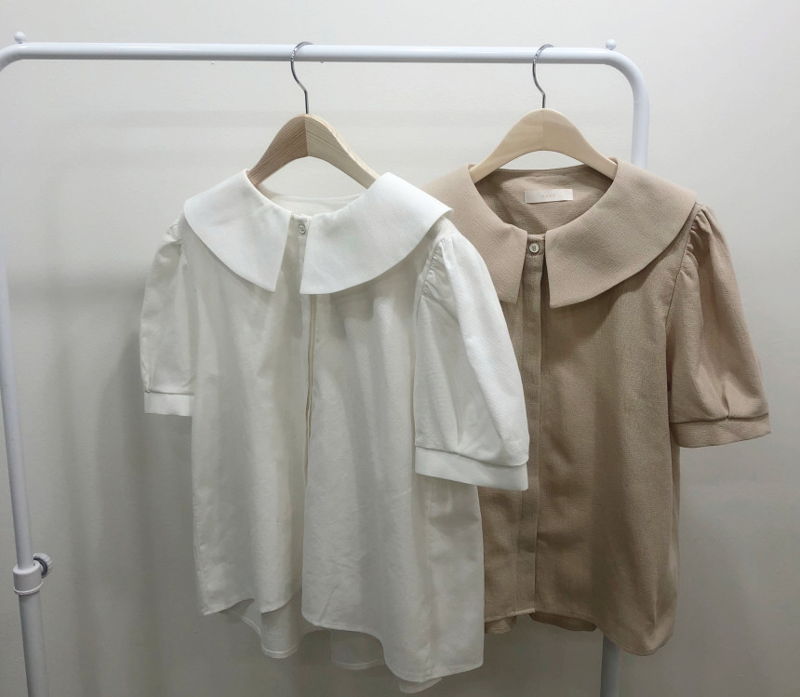 HAVE - Korean Women Fashion - #Kfashion - Charming Puff Blouse - 6