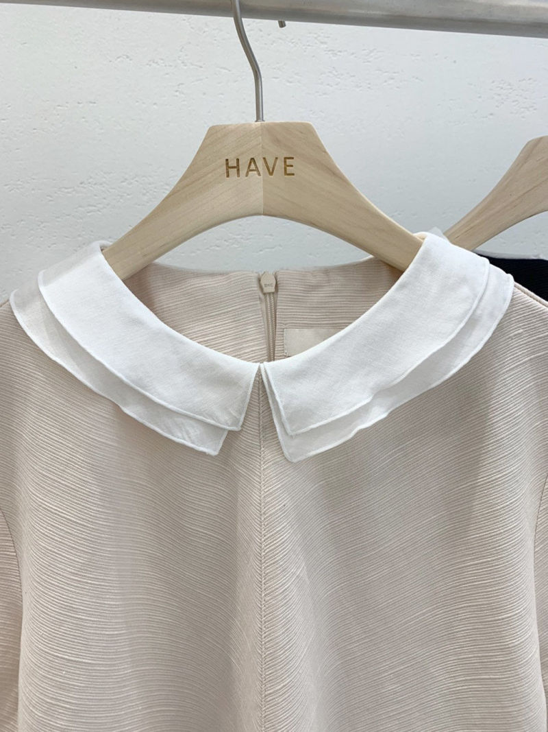 HAVE - Korean Women Fashion - #Kfashion - Audrey Collar One-piece - 10