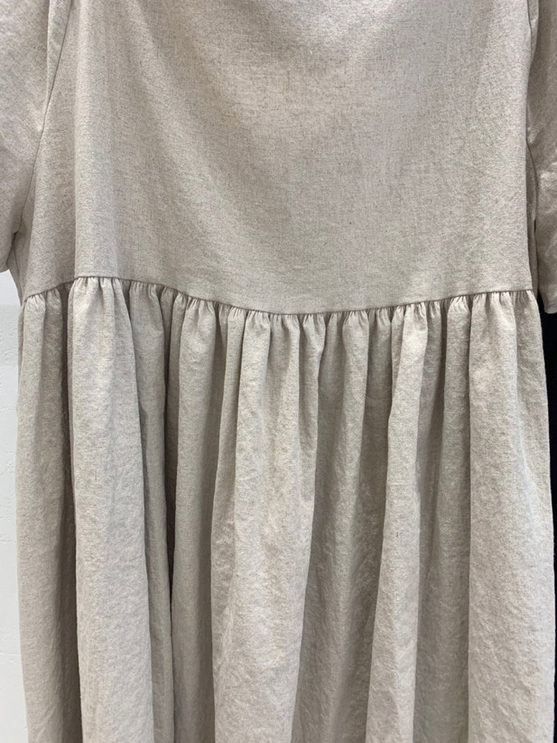 HAVE - Korean Women Fashion - #Kfashion - Err Linen Pleats One-piece - 8