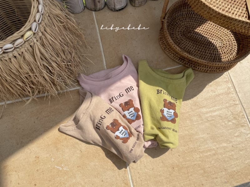 HI BYEBEBE - Korean Children Fashion - #Kfashion4kids - Love Me Bear Tee - 2