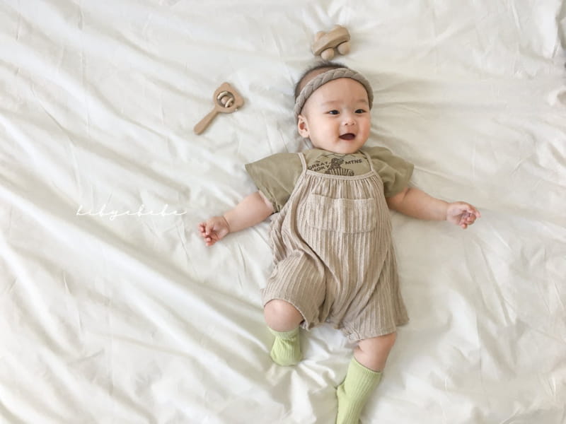 HI BYEBEBE - Korean Children Fashion - #Kfashion4kids - Bread Capri Dungarees Pants - 5
