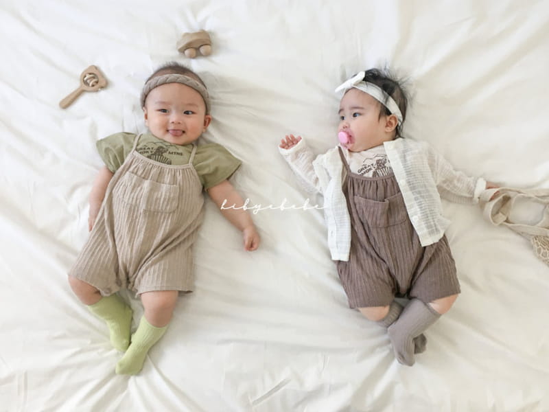 HI BYEBEBE - Korean Children Fashion - #Kfashion4kids - Bread Capri Dungarees Pants - 8