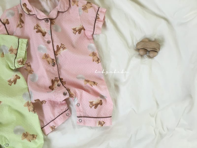 HI BYEBEBE - Korean Children Fashion - #Kfashion4kids - Bear Dong Dong Pajamas Bodysuit - 8