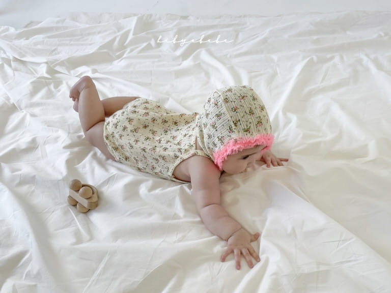 HI BYEBEBE - Korean Children Fashion - #Kfashion4kids - Eyelet String Sleeveless Bodysuit