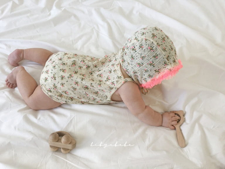 HI BYEBEBE - Korean Children Fashion - #Kfashion4kids - Eyelet String Sleeveless Bodysuit - 4