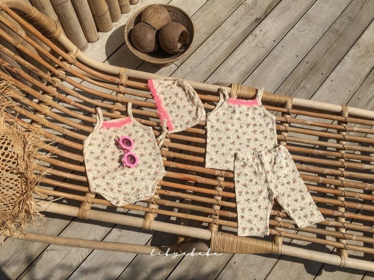 HI BYEBEBE - Korean Children Fashion - #Kfashion4kids - Eyelet String Sleeveless Bodysuit - 7