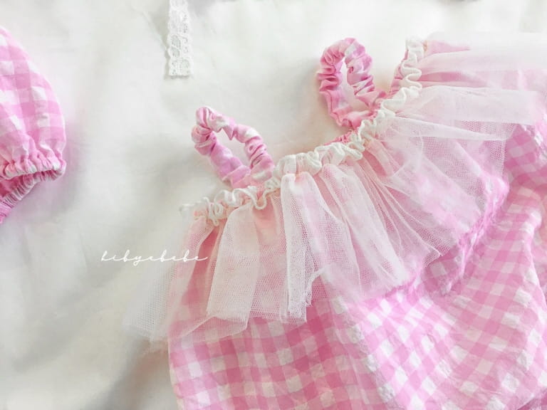 HI BYEBEBE - Korean Children Fashion - #Kfashion4kids - Smile Check Sleeveless Bodysuit - 10