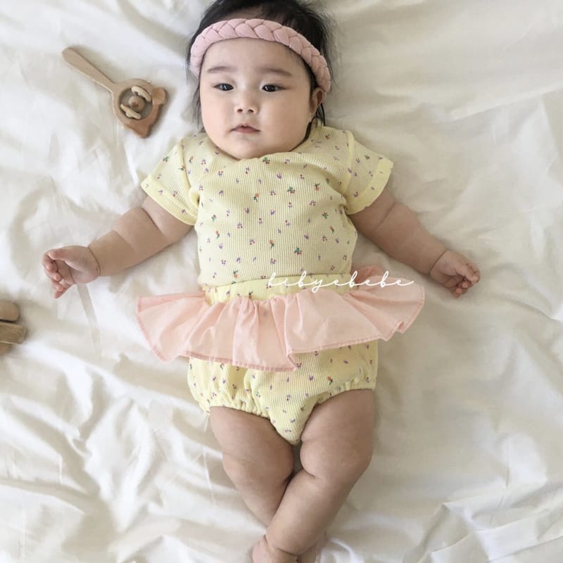 HI BYEBEBE - Korean Children Fashion - #Kfashion4kids - Cuty Top Bottom Set
