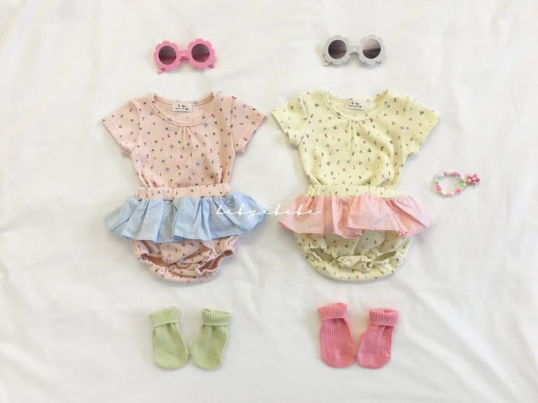 HI BYEBEBE - Korean Children Fashion - #Kfashion4kids - Cuty Top Bottom Set - 2