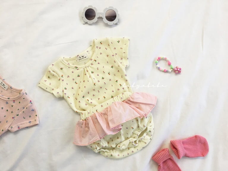 HI BYEBEBE - Korean Children Fashion - #Kfashion4kids - Cuty Top Bottom Set - 3