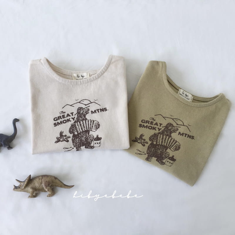 HI BYEBEBE - Korean Children Fashion - #Kfashion4kids - Let's Go Bear Tee
