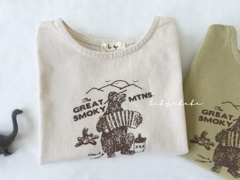 HI BYEBEBE - Korean Children Fashion - #Kfashion4kids - Let's Go Bear Tee - 4