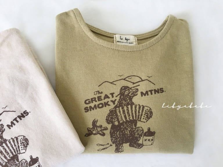 HI BYEBEBE - Korean Children Fashion - #Kfashion4kids - Let's Go Bear Tee - 5
