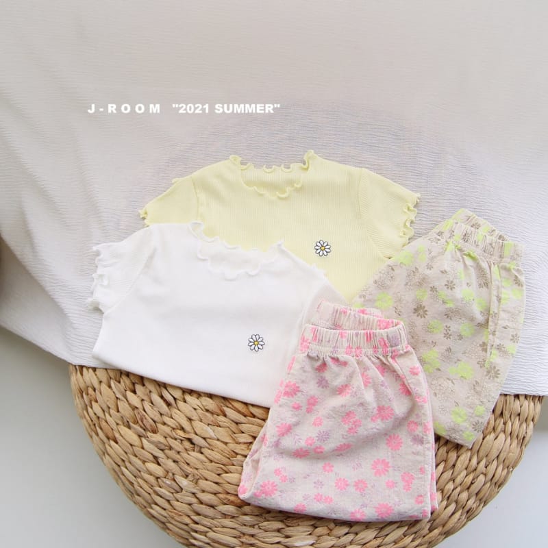 J-ROOM - Korean Children Fashion - #Kfashion4kids - Lani Flower Pants - 10