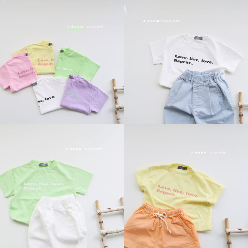 J-ROOM - Korean Children Fashion - #Kfashion4kids - Love Paint Tee