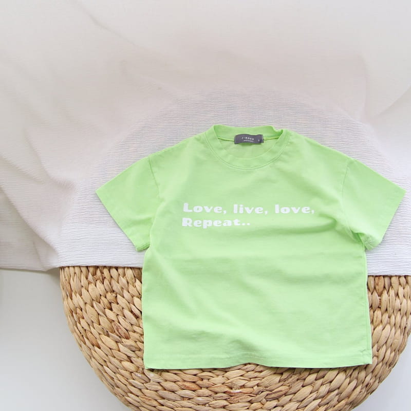 J-ROOM - Korean Children Fashion - #Kfashion4kids - Love Paint Tee - 10