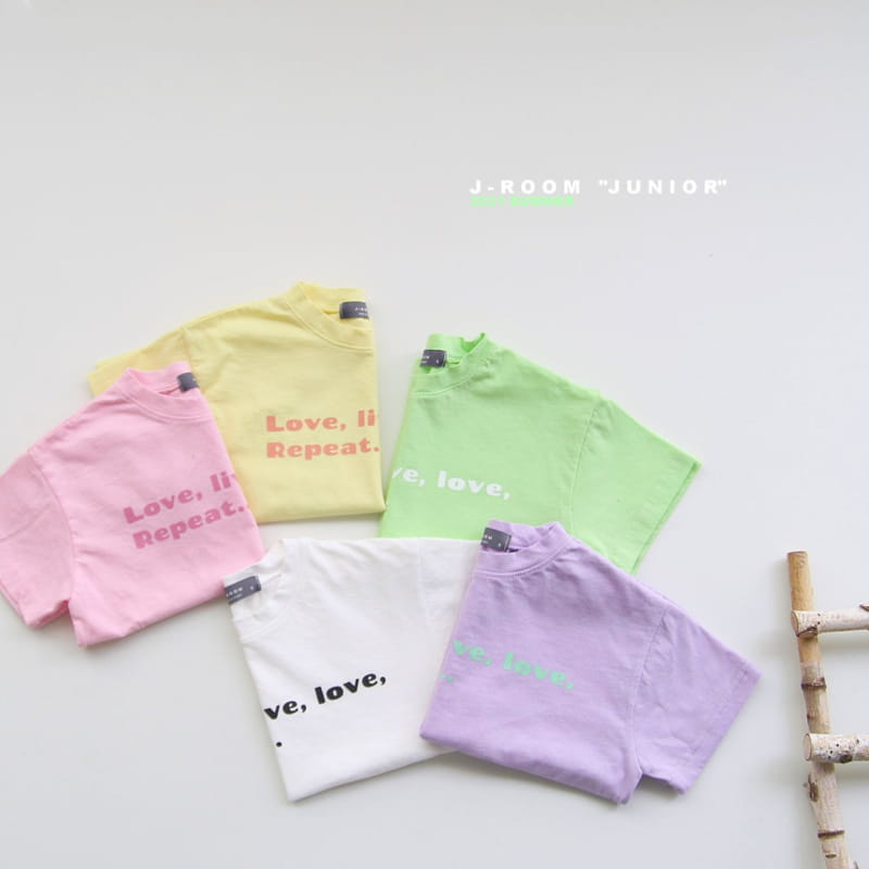 J-ROOM - Korean Children Fashion - #Kfashion4kids - Love Paint Tee - 2