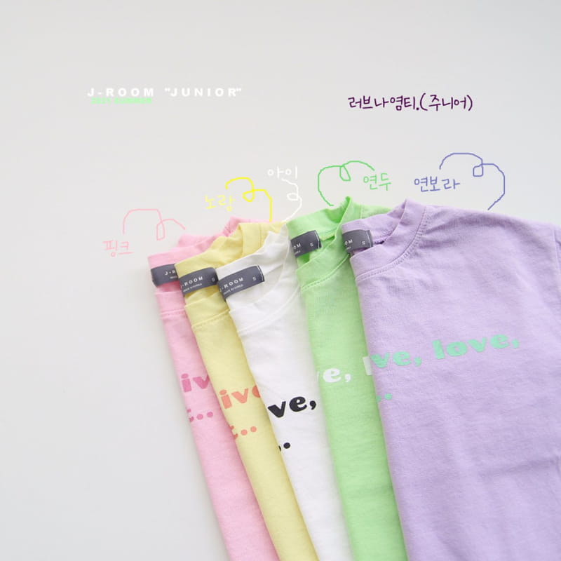 J-ROOM - Korean Children Fashion - #Kfashion4kids - Love Paint Tee - 4