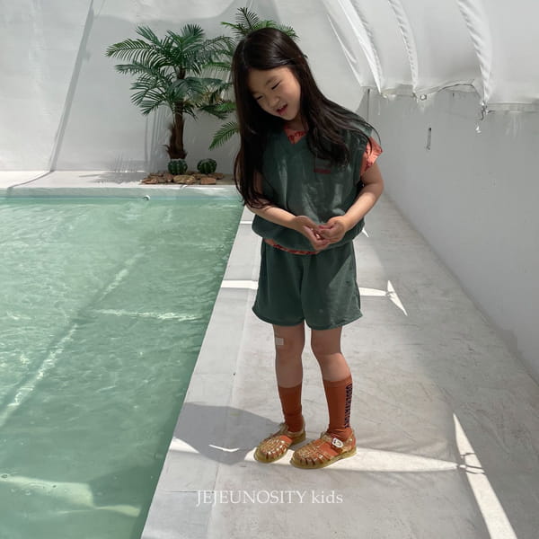 JEJEUNOSITY - Korean Children Fashion - #Kfashion4kids - 1 2 3 Top Bottom Set