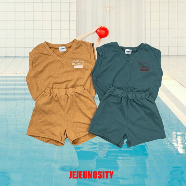 JEJEUNOSITY - Korean Children Fashion - #Kfashion4kids - 1 2 3 Top Bottom Set - 2