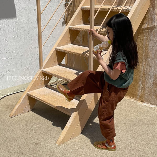 JEJEUNOSITY - Korean Children Fashion - #Kfashion4kids - 1 2 3 Top Bottom Set - 4