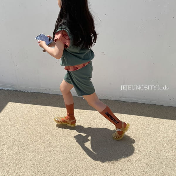 JEJEUNOSITY - Korean Children Fashion - #Kfashion4kids - 1 2 3 Top Bottom Set - 6
