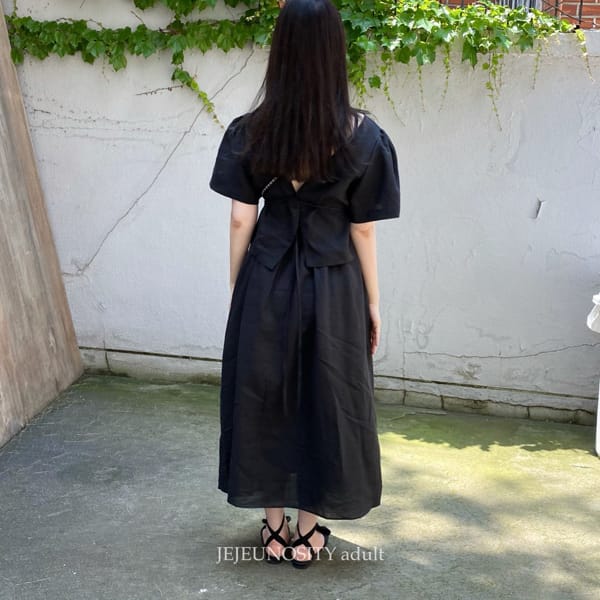 JEJEUNOSITY - Korean Children Fashion - #Kfashion4kids - Mom Bally Top Bottom Set - 6