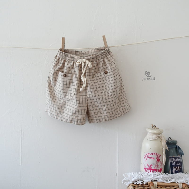 JM SNAIL - Korean Children Fashion - #Kfashion4kids - Square Snack Shorts - 4