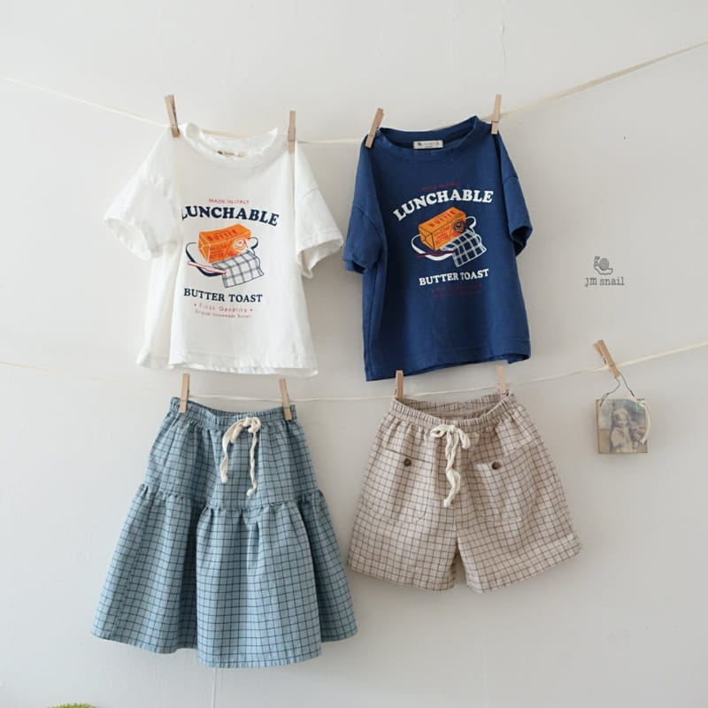 JM SNAIL - Korean Children Fashion - #Kfashion4kids - Square Snack Skirt - 8