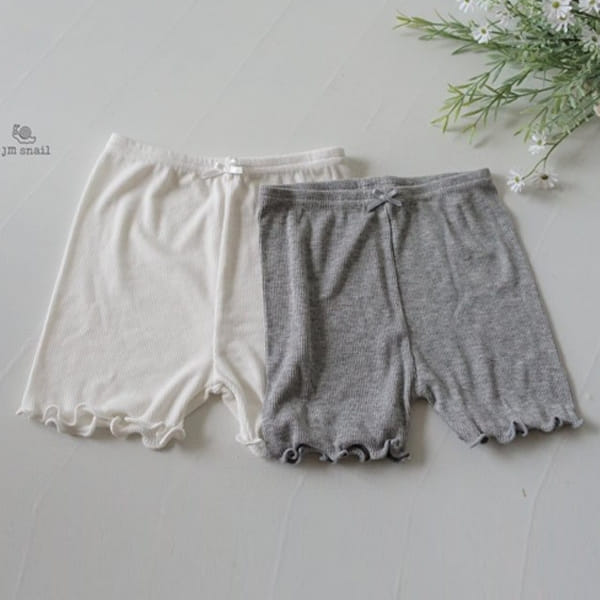 JM SNAIL - Korean Children Fashion - #Kfashion4kids - Angel Rib Capri Leggings