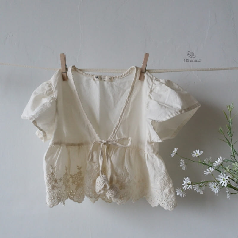 JM SNAIL - Korean Children Fashion - #Kfashion4kids - Lace Bolero