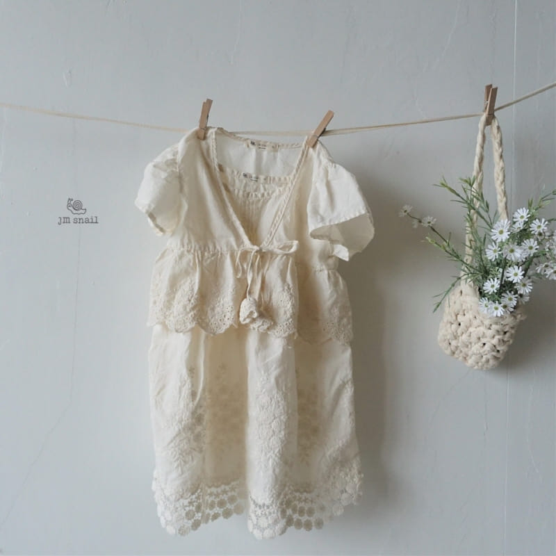 JM SNAIL - Korean Children Fashion - #Kfashion4kids - Lace Bolero - 4