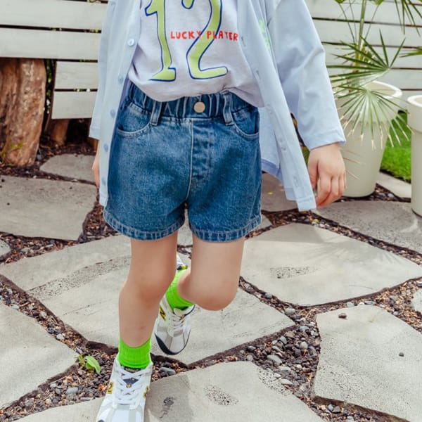 KOKOYARN - Korean Children Fashion - #Kfashion4kids - Denim Shorts