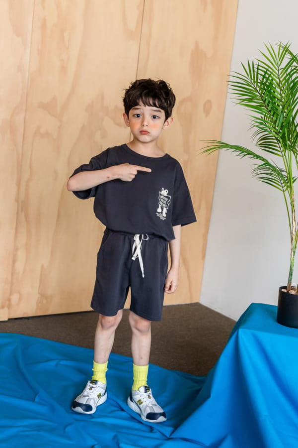 KOKOYARN - Korean Children Fashion - #Kfashion4kids - Teddy Top Bottom Set - 3