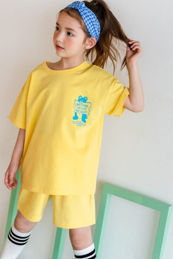 KOKOYARN - Korean Children Fashion - #Kfashion4kids - Teddy Top Bottom Set - 7