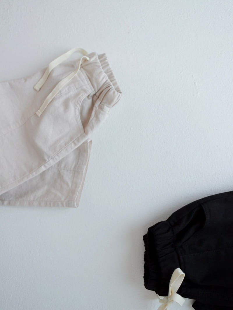 KOKOYARN - Korean Children Fashion - #Kfashion4kids - Linen Slit Baggy Pants