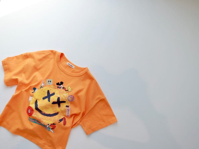 KOKOYARN - Korean Children Fashion - #Kfashion4kids - X Smile Painting Tee