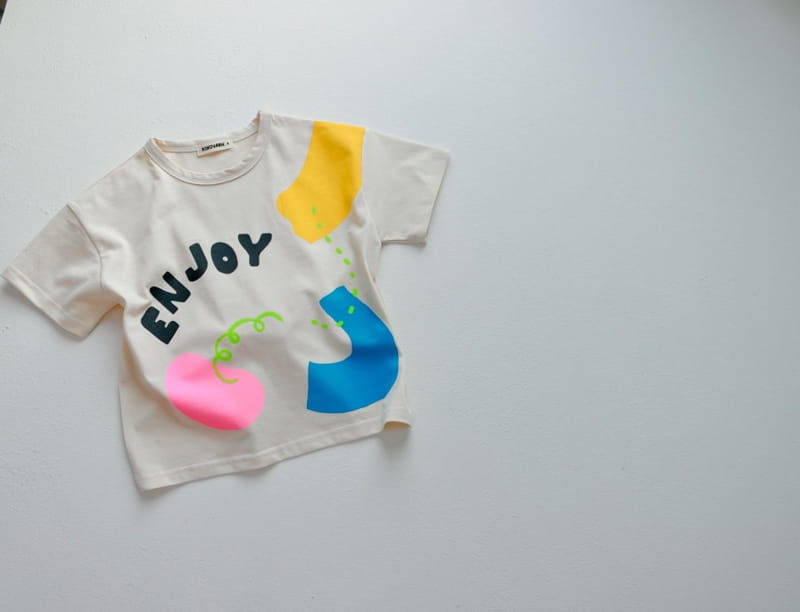 KOKOYARN - Korean Children Fashion - #Kfashion4kids - Figure Painting Tee