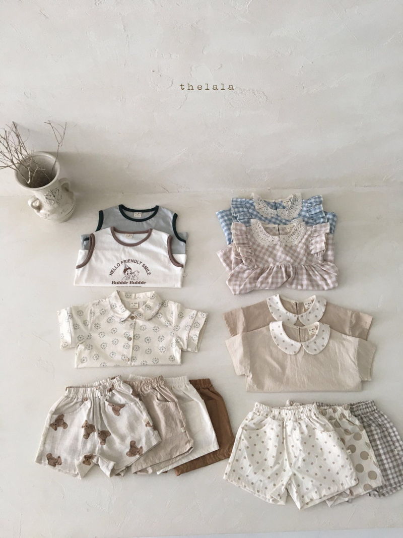 LALA - Korean Children Fashion - #Kfashion4kids - Dots Collar Blouse - 11