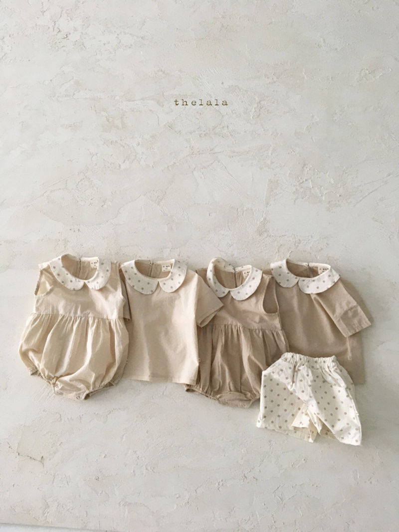LALA - Korean Children Fashion - #Kfashion4kids - Dots Collar Blouse - 9
