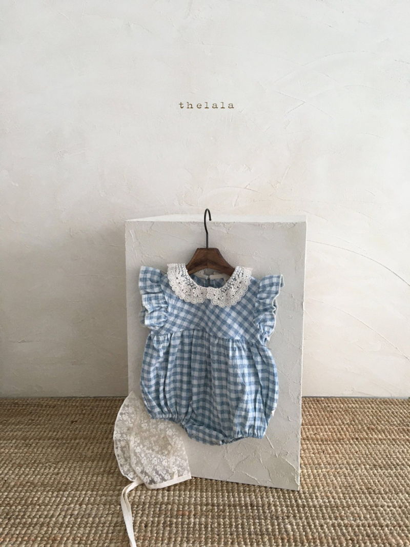 LALA - Korean Children Fashion - #Kfashion4kids - Bono Check Bodysuit - 3