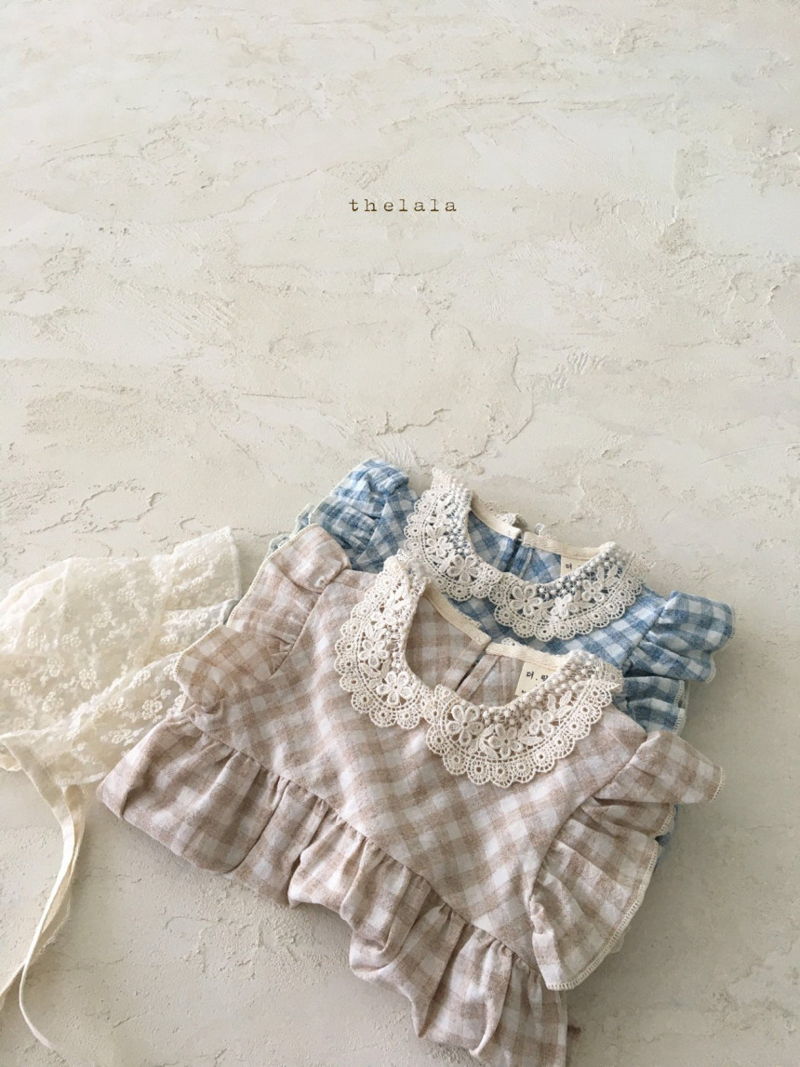 LALA - Korean Children Fashion - #Kfashion4kids - Bono Check Bodysuit - 7