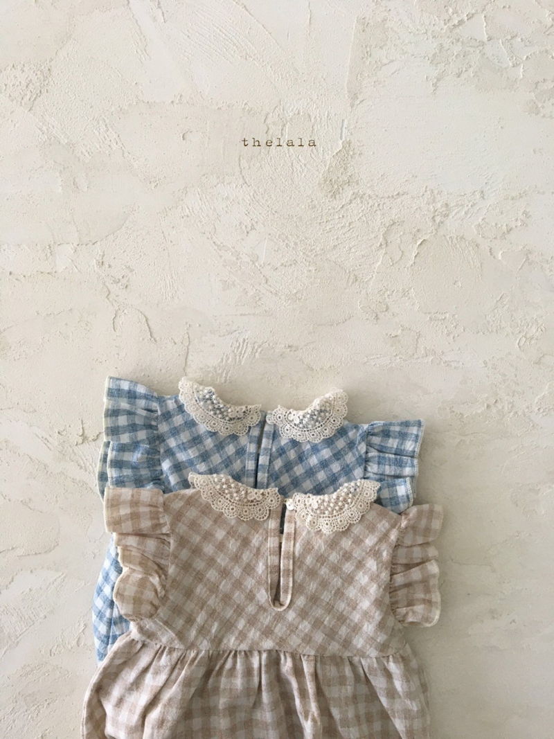 LALA - Korean Children Fashion - #Kfashion4kids - Bono Check One-piece - 11