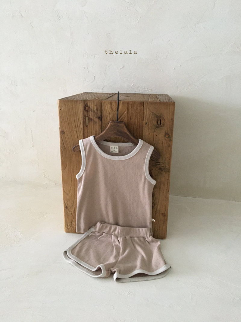 LALA - Korean Children Fashion - #Kfashion4kids - Holic Top Bottom Set - 2