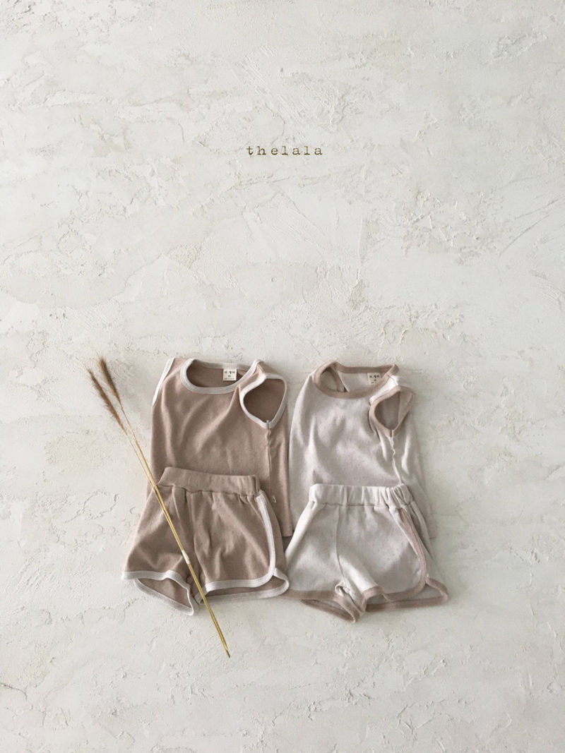 LALA - Korean Children Fashion - #Kfashion4kids - Holic Top Bottom Set - 3
