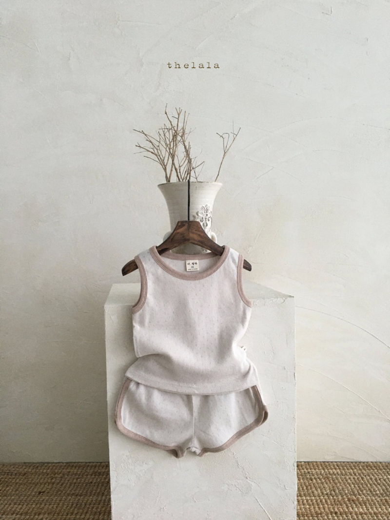 LALA - Korean Children Fashion - #Kfashion4kids - Holic Top Bottom Set - 5