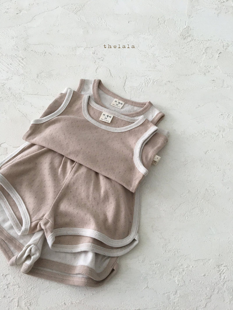 LALA - Korean Children Fashion - #Kfashion4kids - Holic Top Bottom Set - 8