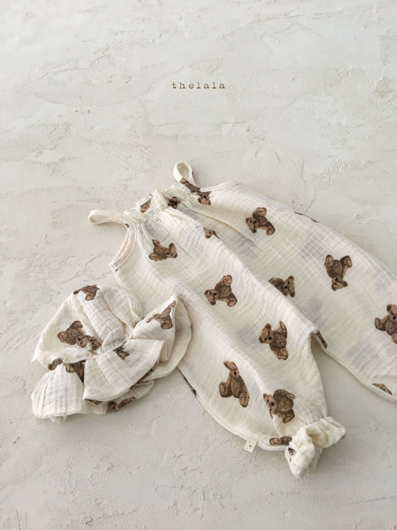 LALA - Korean Children Fashion - #Kfashion4kids - Teddy Overall - 5