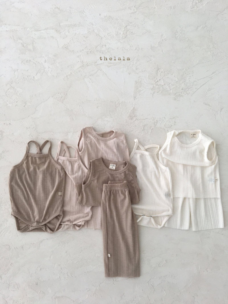 LALA - Korean Children Fashion - #Kfashion4kids - Pleats Top Bottom Set - 10