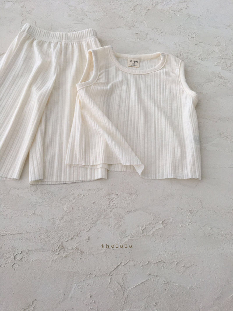 LALA - Korean Children Fashion - #Kfashion4kids - Pleats Top Bottom Set - 11